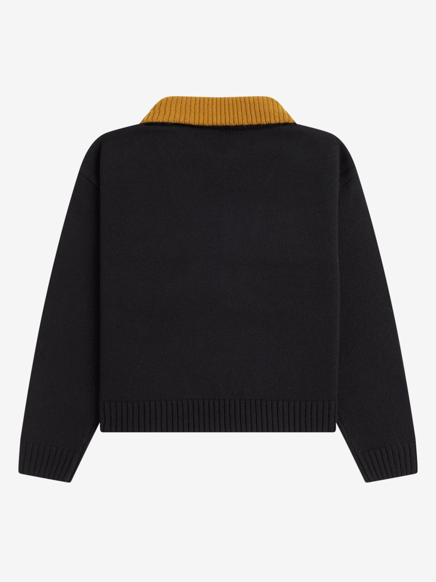 FRED PERRY — Свитер W Half Zip Jumper Black