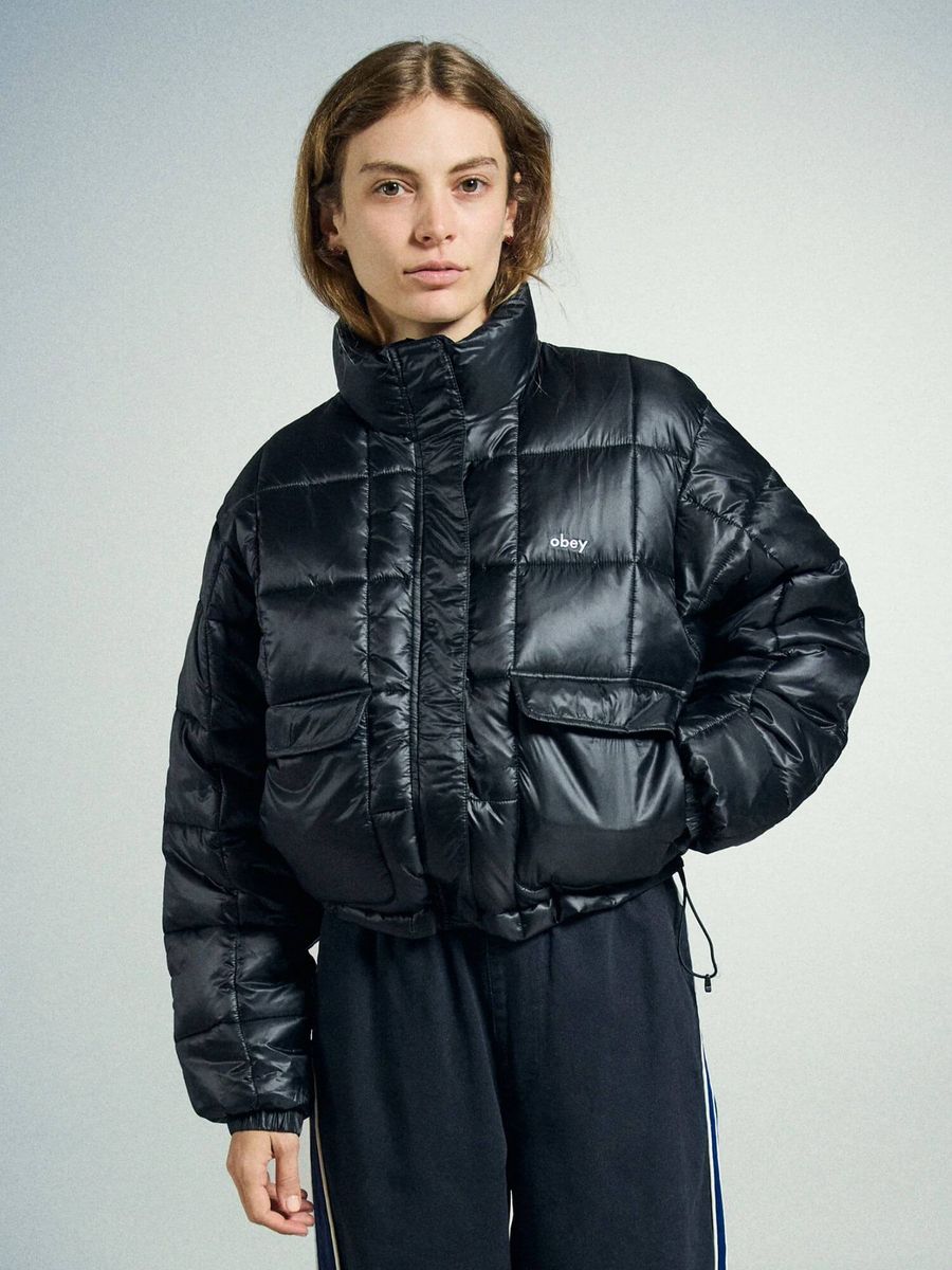 OBEY — Куртка Пуховик W Surface Puffer Black