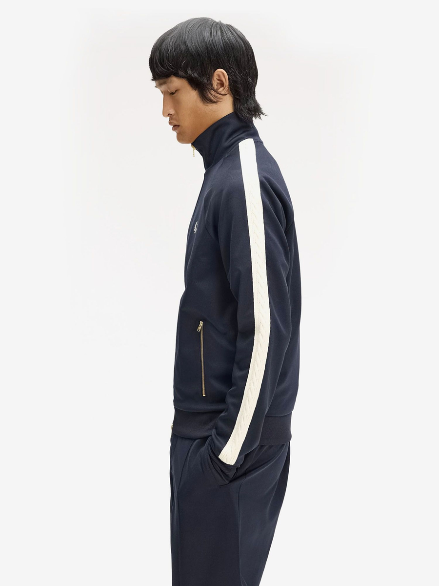 FRED PERRY — Олимпийка Cable Taped Track Jacket Navy