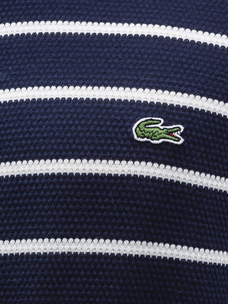 LACOSTE — Футболка Slim Fit Stripe Navy/White