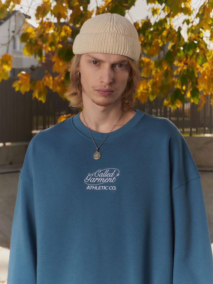 CALLED A GARMENT — Свитшот Athletic Sweat Деним