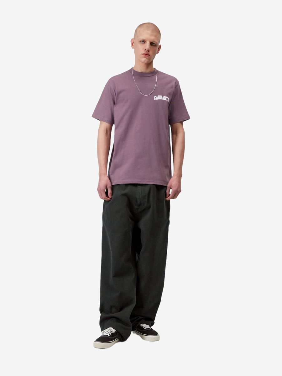 CARHARTT WIP — Футболка University Script Phlox/White