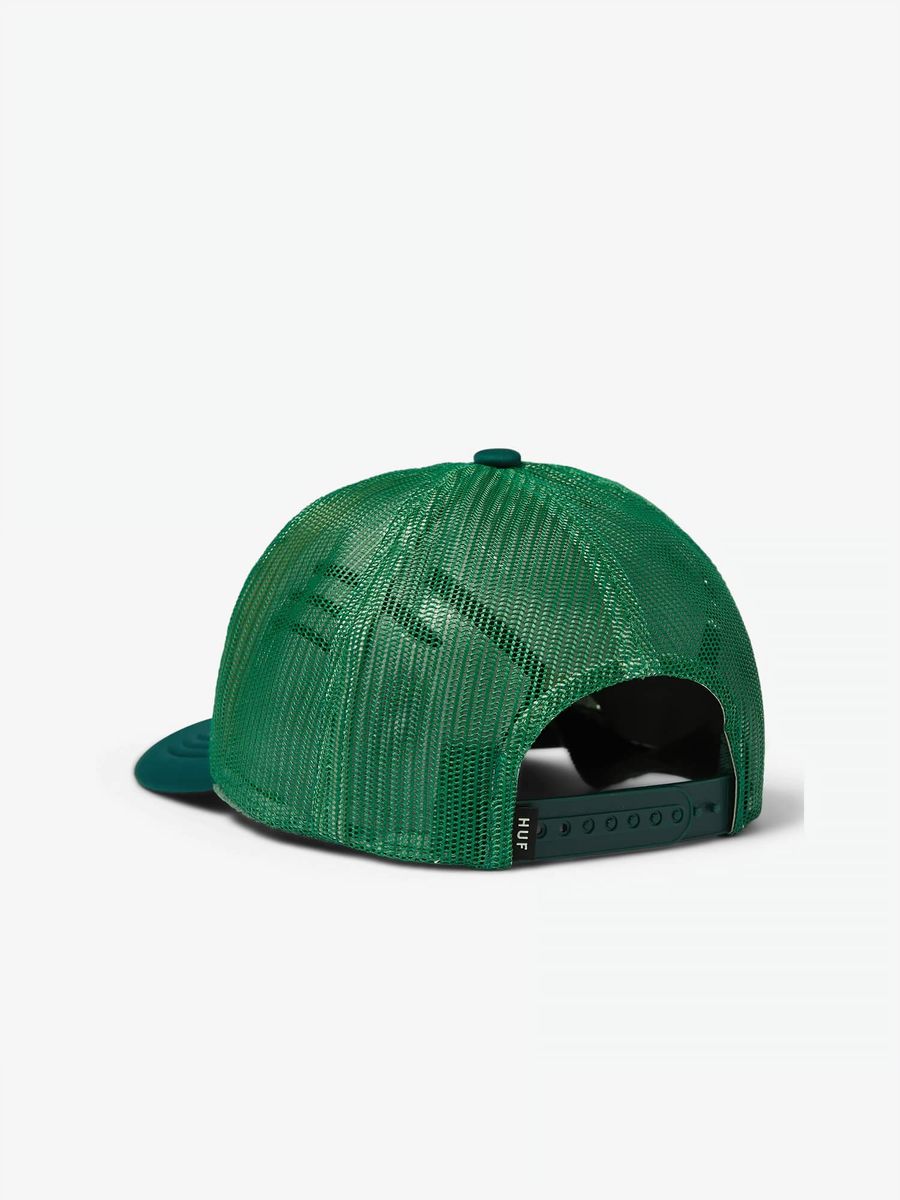 HUF — Кепка Auto Glass Trucker Hat Green