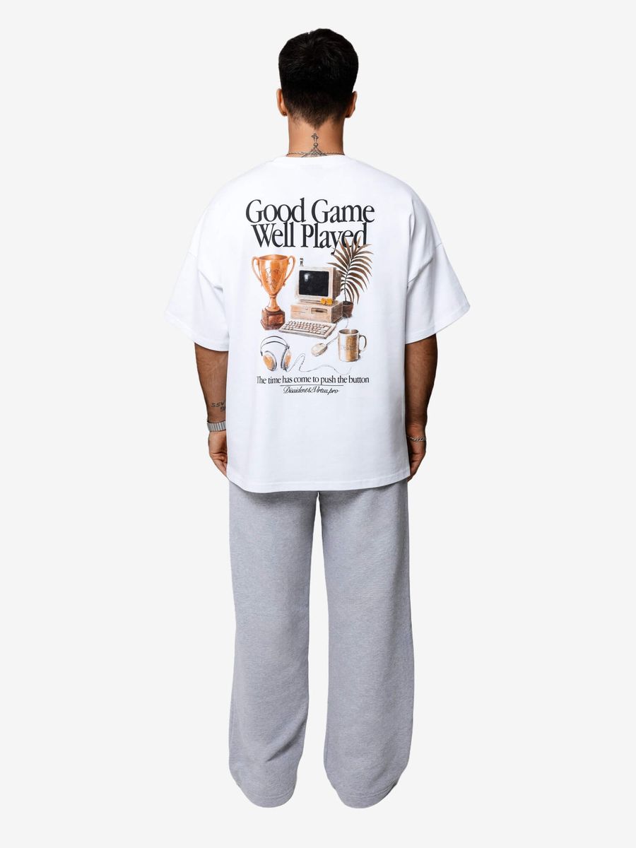 DISSIDENT — Футболка GGWP Heavy Oversized Tee White