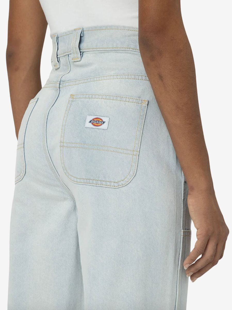 DICKIES — Джинсы W' Madison Double Knee Ultra Light Washed Blue