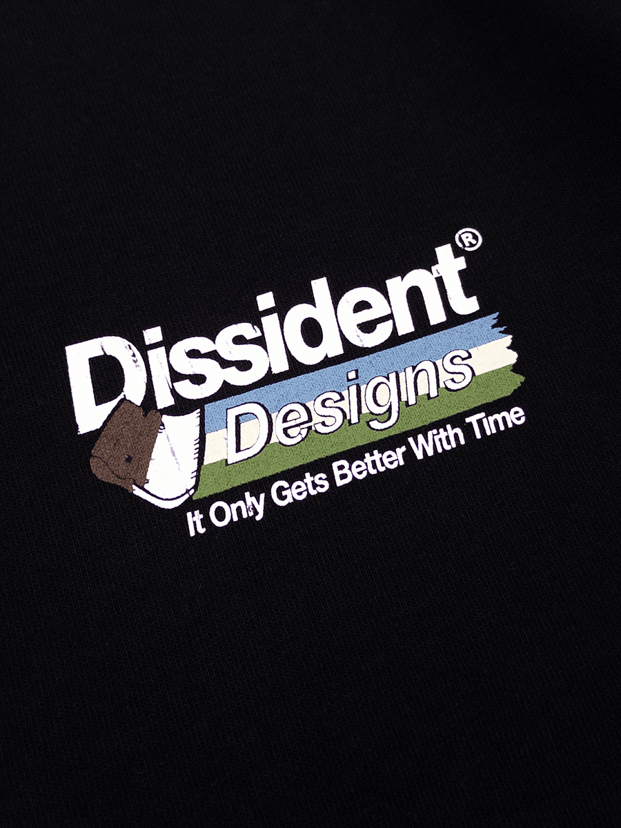 DISSIDENT — Футболка Print Works Tee in Black