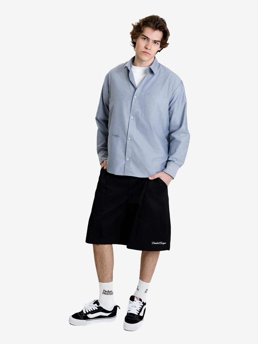 DISSIDENT — Шорты Graduate Wide Shorts in Black