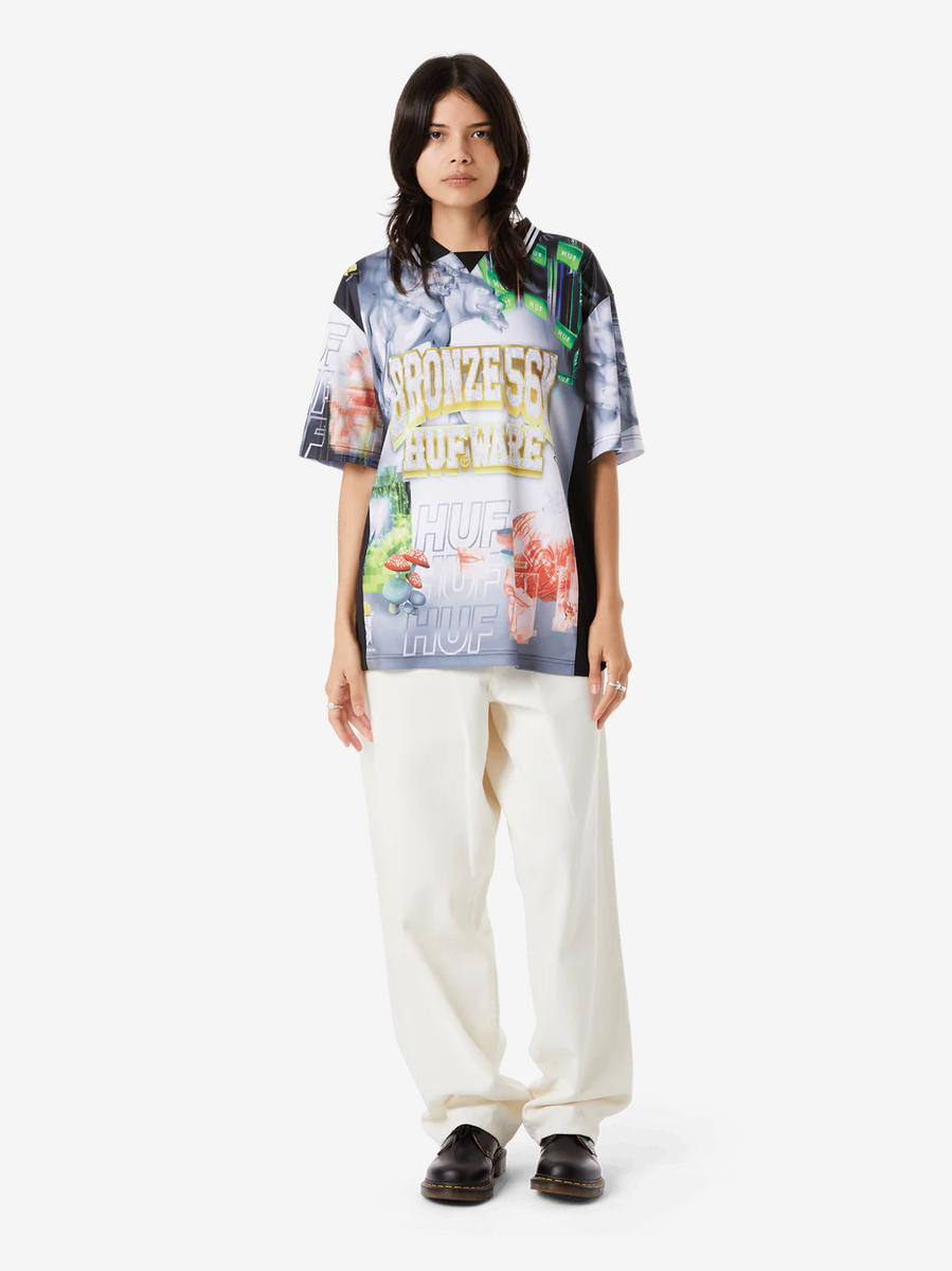 HUF — Джерси HUF x Bronze56K Glitched Soccer Jersey Multi