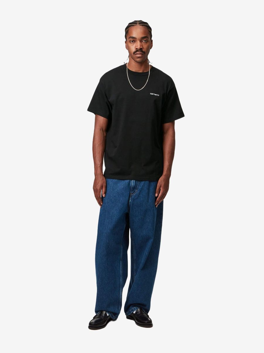 CARHARTT WIP — Футболка Script Embroidery Black/White