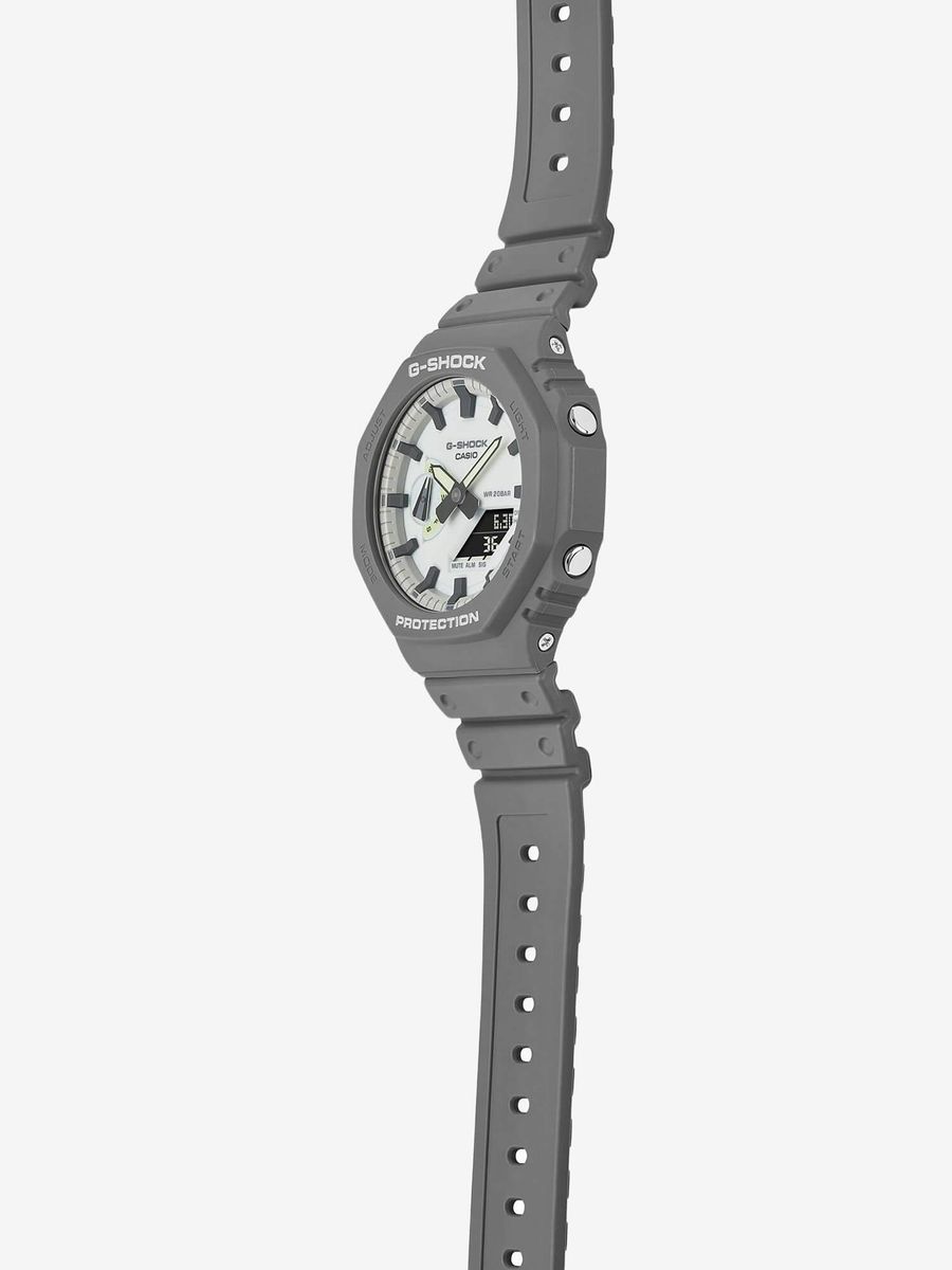 CASIO — Часы G-Shock GA-2100HD-8A Matte Grey/White