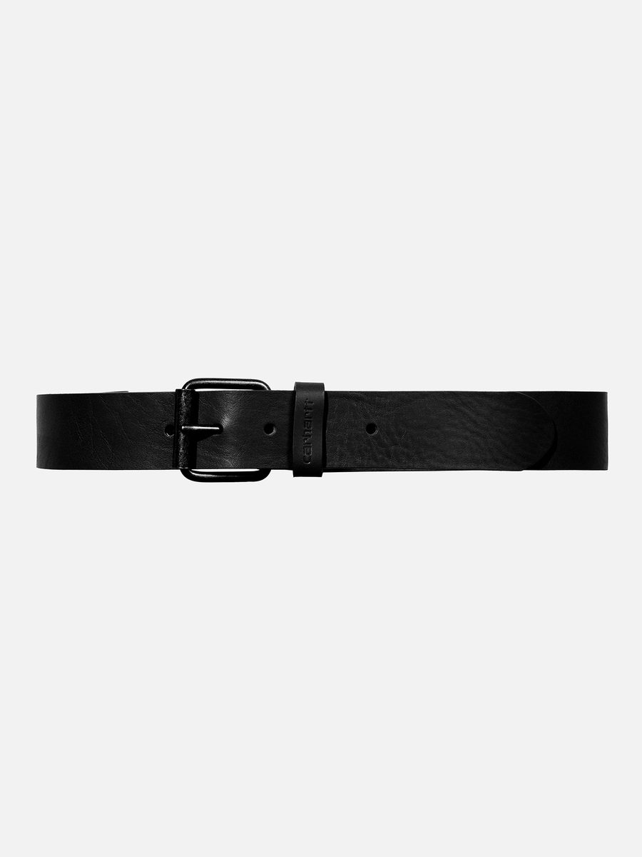 CARHARTT WIP — Ремень Script Belt Leather Black/Black