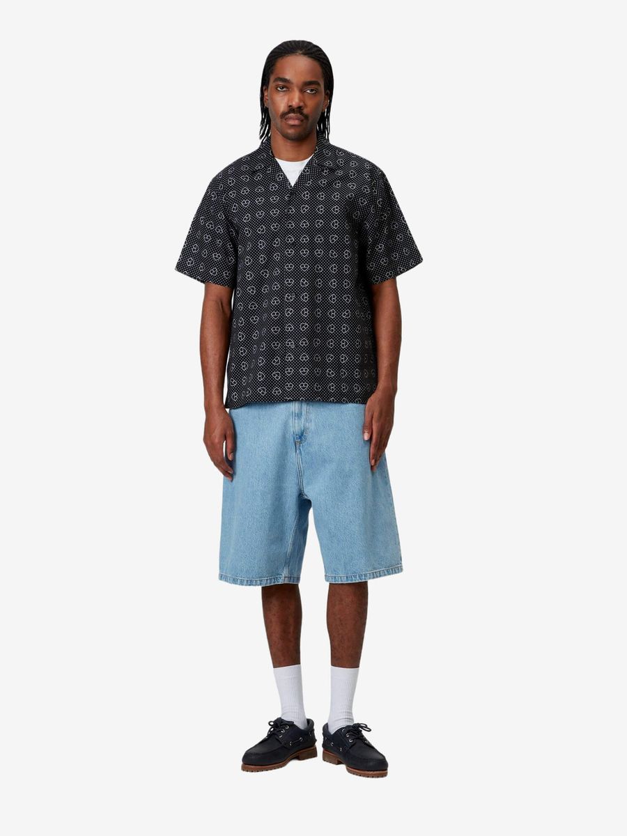 CARHARTT WIP — Шорты Brandon Blue (Stone Bleached)