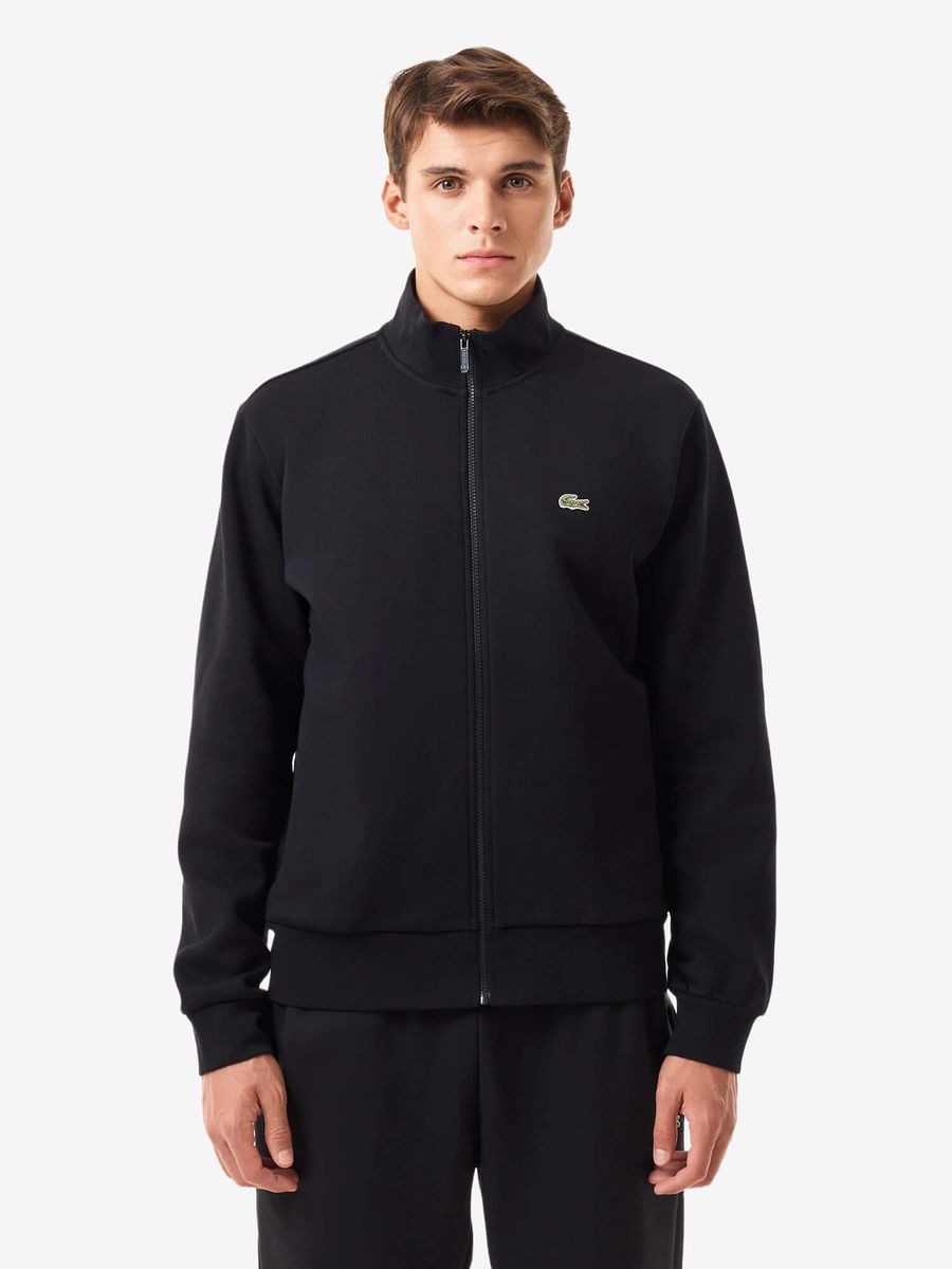LACOSTE — Свитшот Cardigan Full Zip Fleece Black