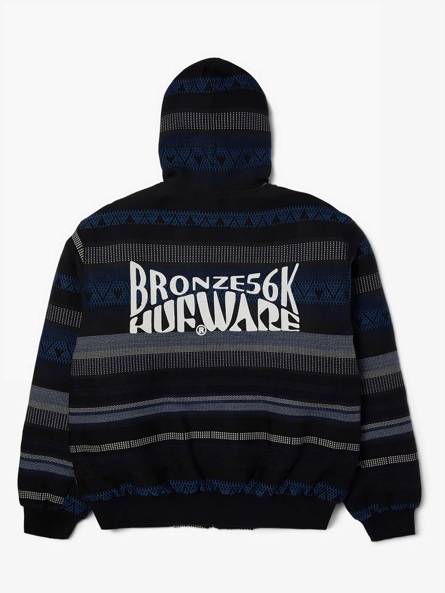 HUF — Куртка HUF x Bronze56K Baja Work Jacket Black Multi