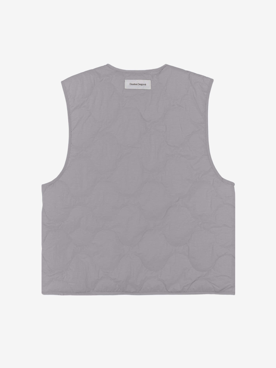 DISSIDENT — Жилетка Quilted Marble Vest in Grey