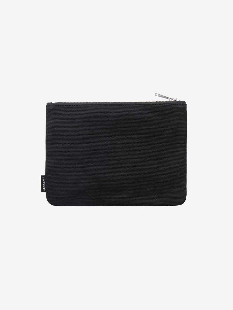 CARHARTT WIP — Кошелек Canvas Graphic Zip Wallet Commuting Tales Embroidery Black