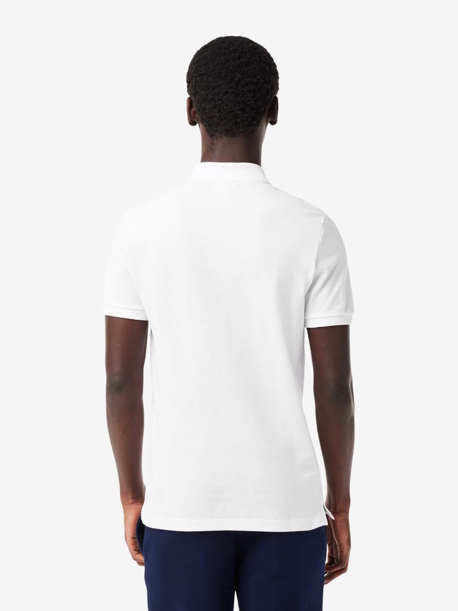 LACOSTE — Футболка Поло Slim Fit L.12.12 White