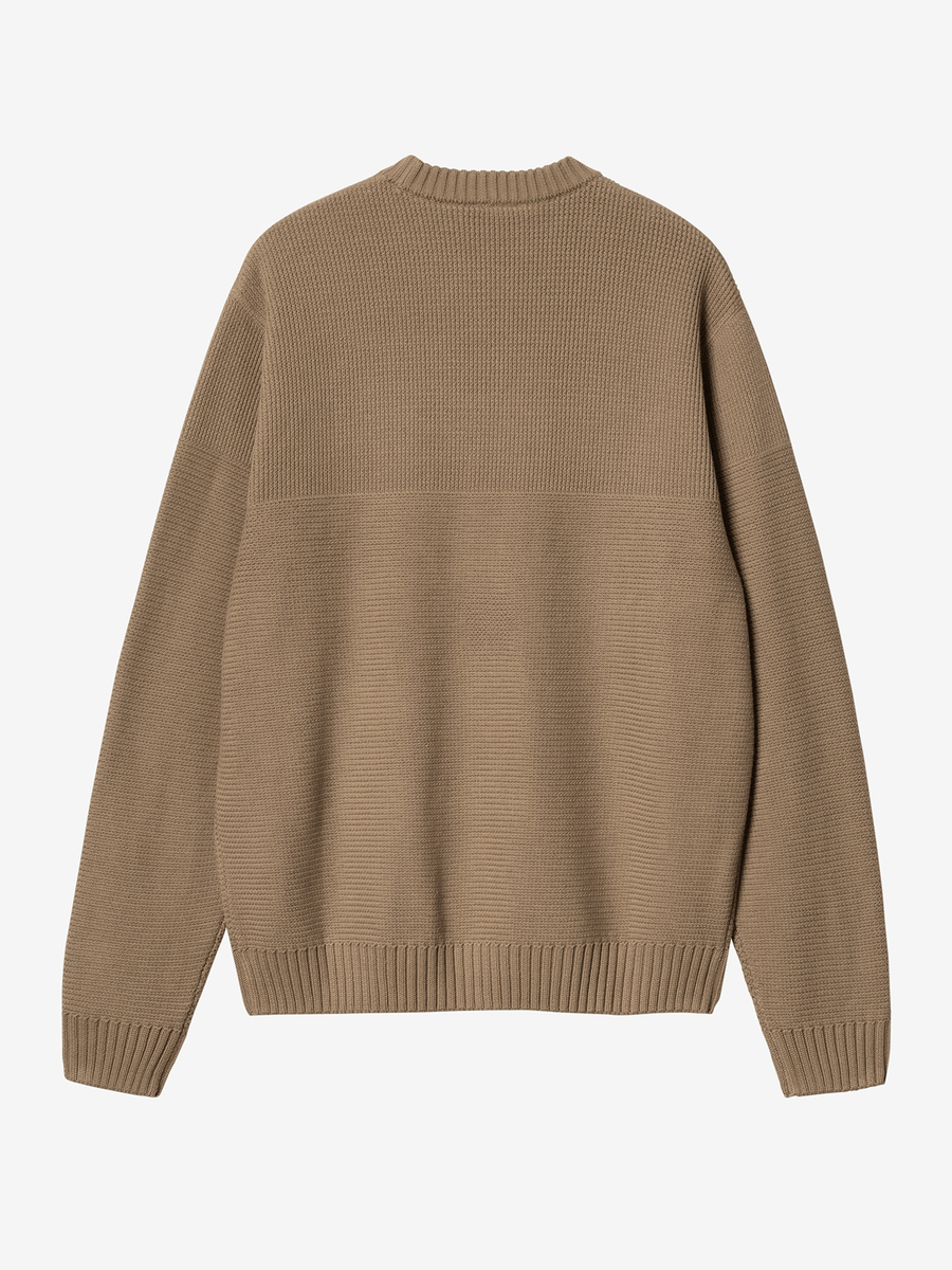 CARHARTT WIP — Свитер Вязаный Chane Leather/Gold