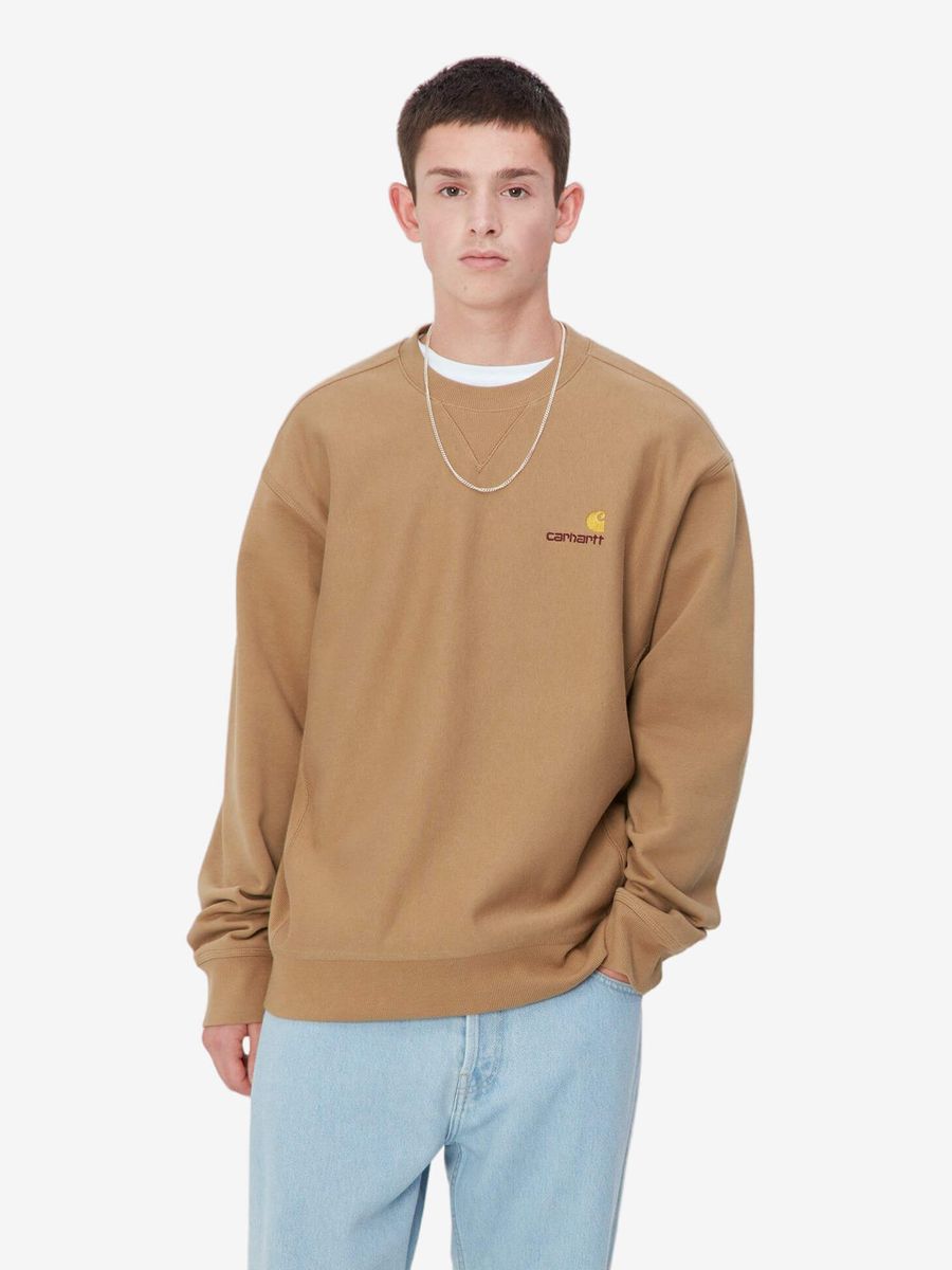 CARHARTT WIP — Свитшот American Script Peanut