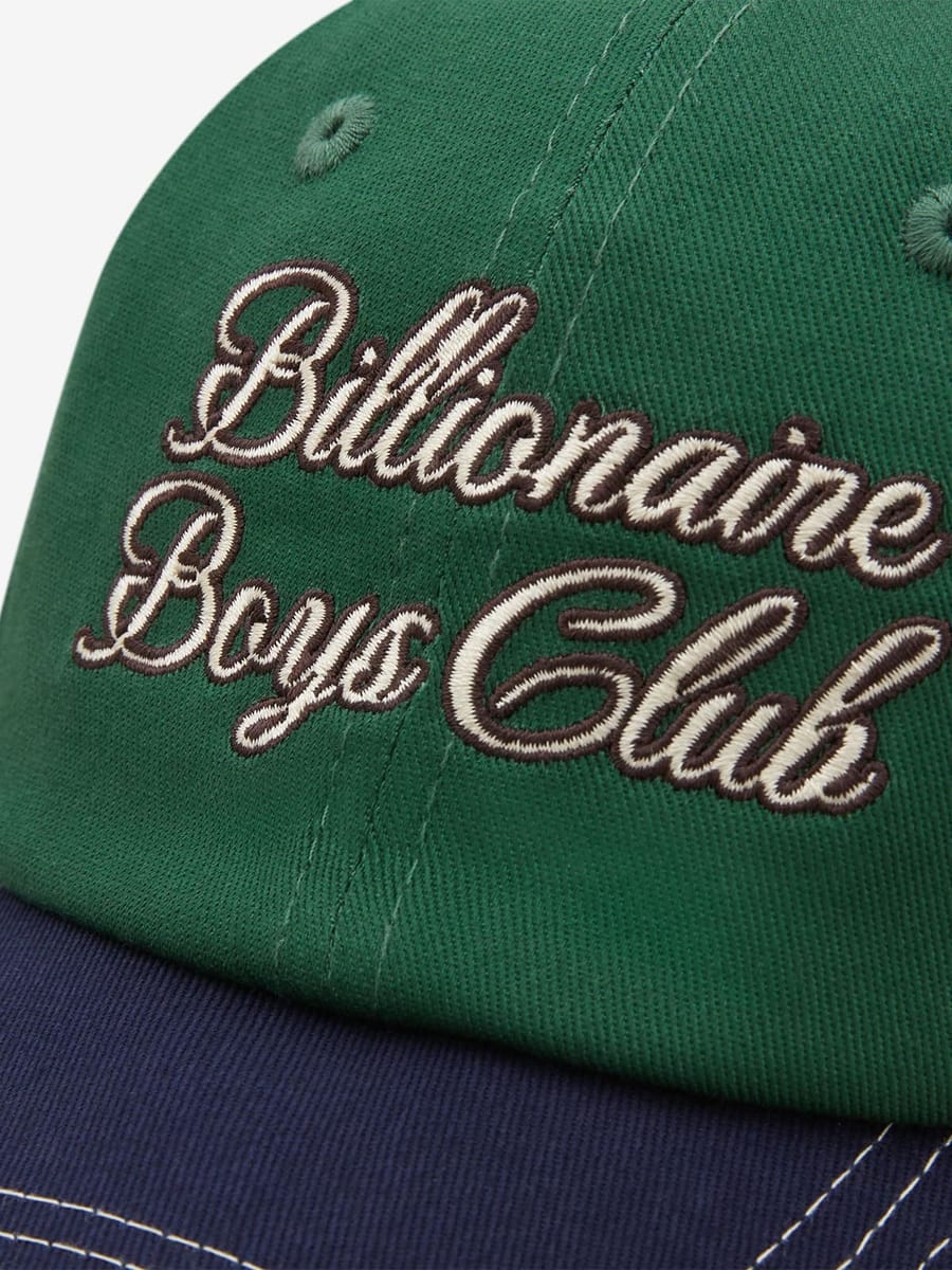 BILLIONAIRE BOYS CLUB — Кепка Signature Baseball Cap Green/Navy os