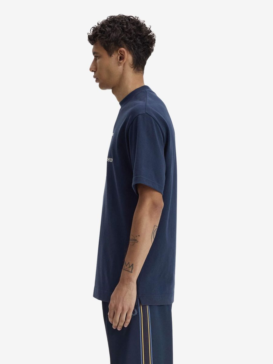 FRED PERRY — Футболка Original Sportwear Tee Navy