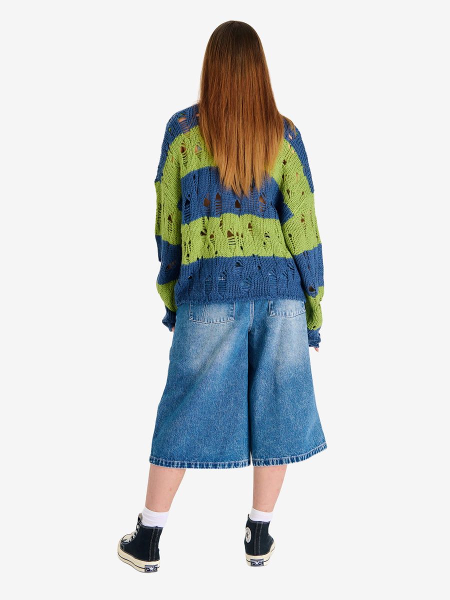 THE RAGGED PRIEST — Свитер Sublime Knit Blue/Green