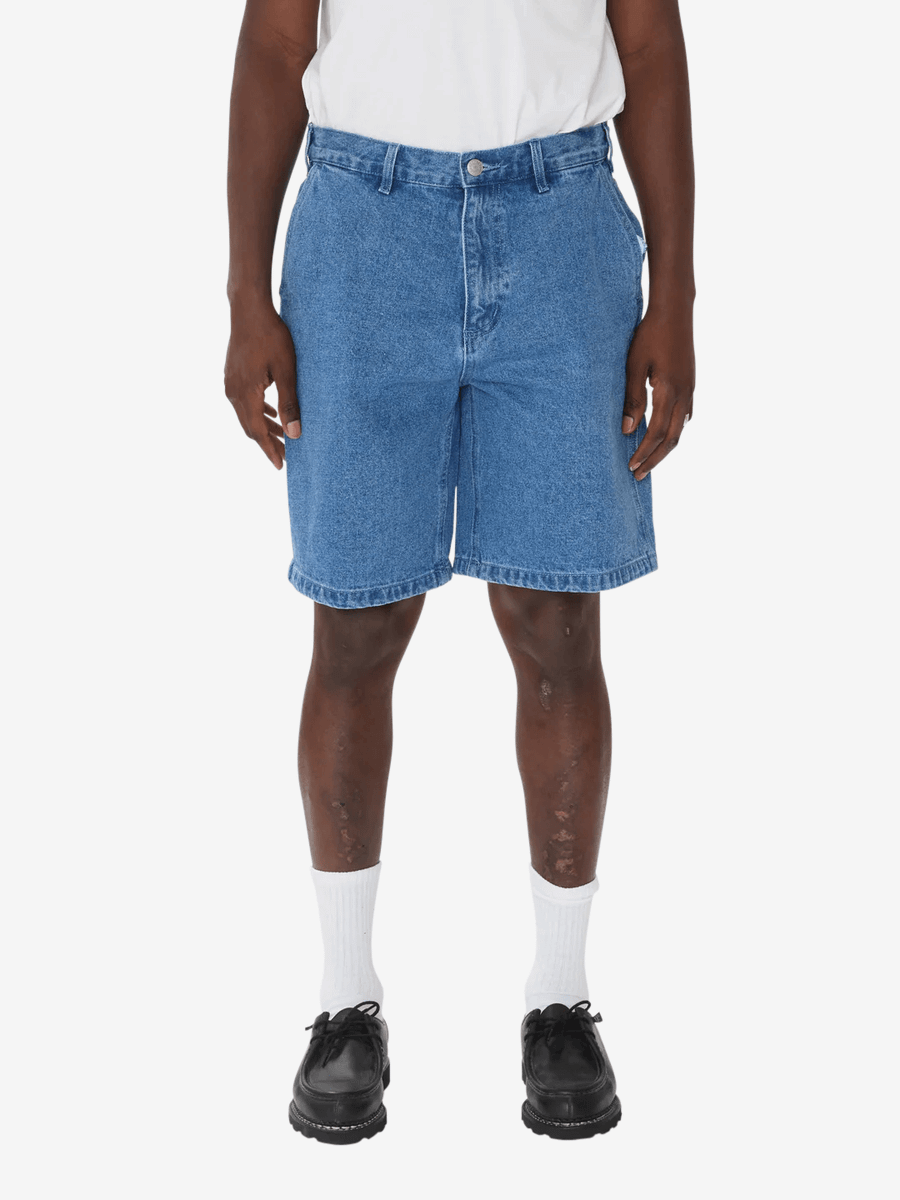 OBEY — Шорты Bigwig Baggy Denim Light Indigo