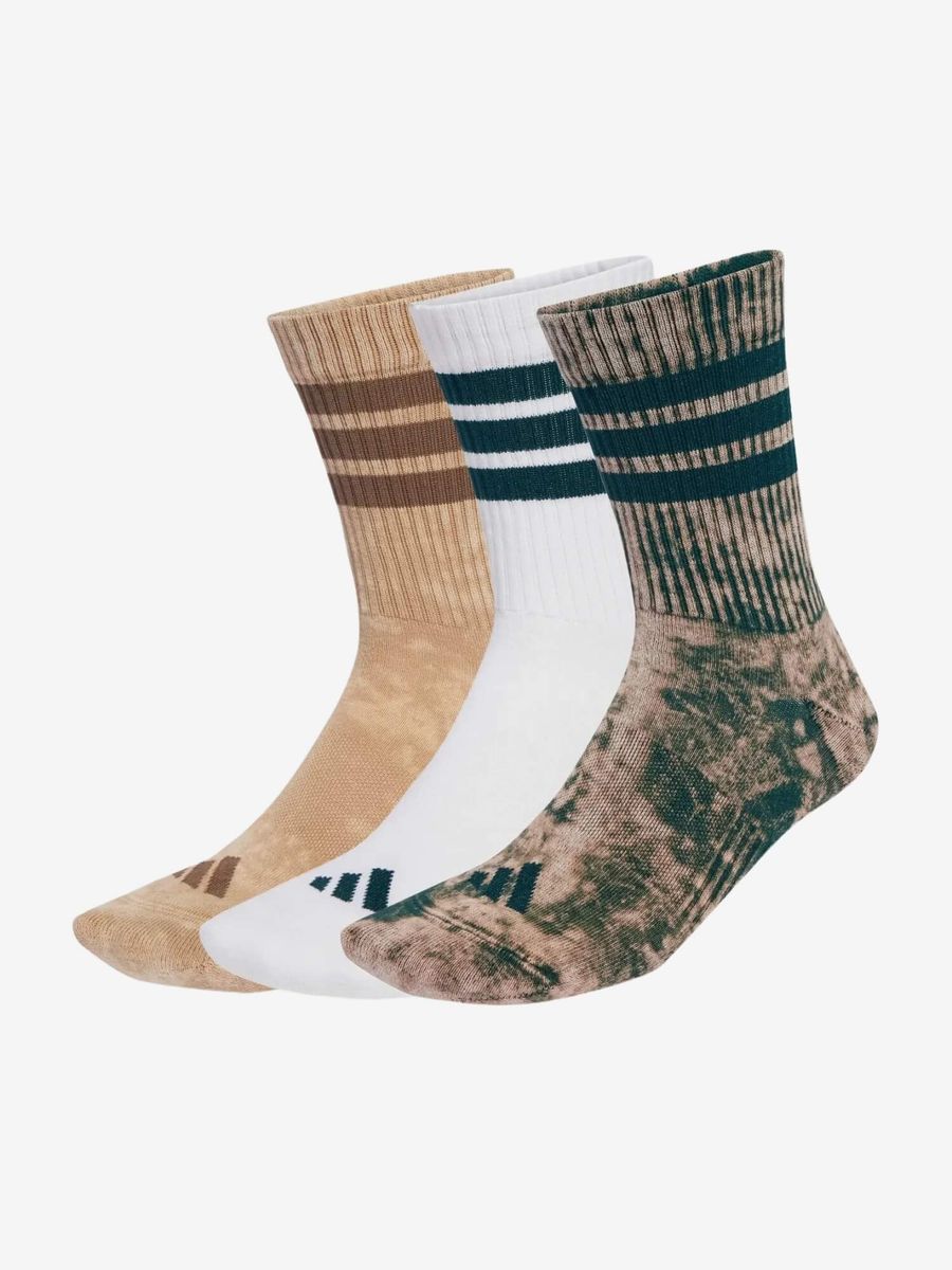 ADIDAS ORIGINALS — Носки Stonewash CREW 3 pack Warm Sandstone/Aurora Ivy/White