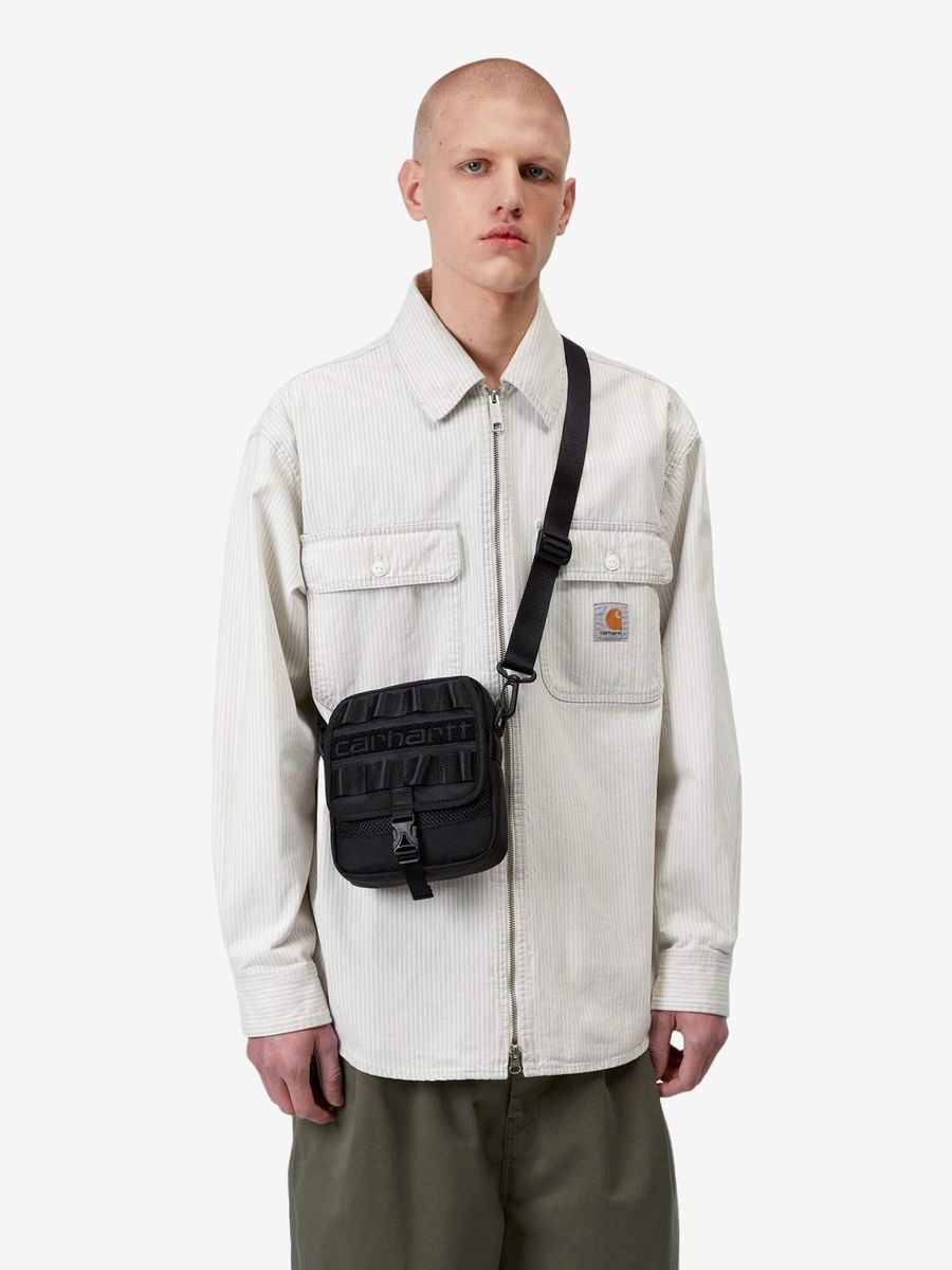CARHARTT WIP — Сумка Prescott Shoulder Pouch Black