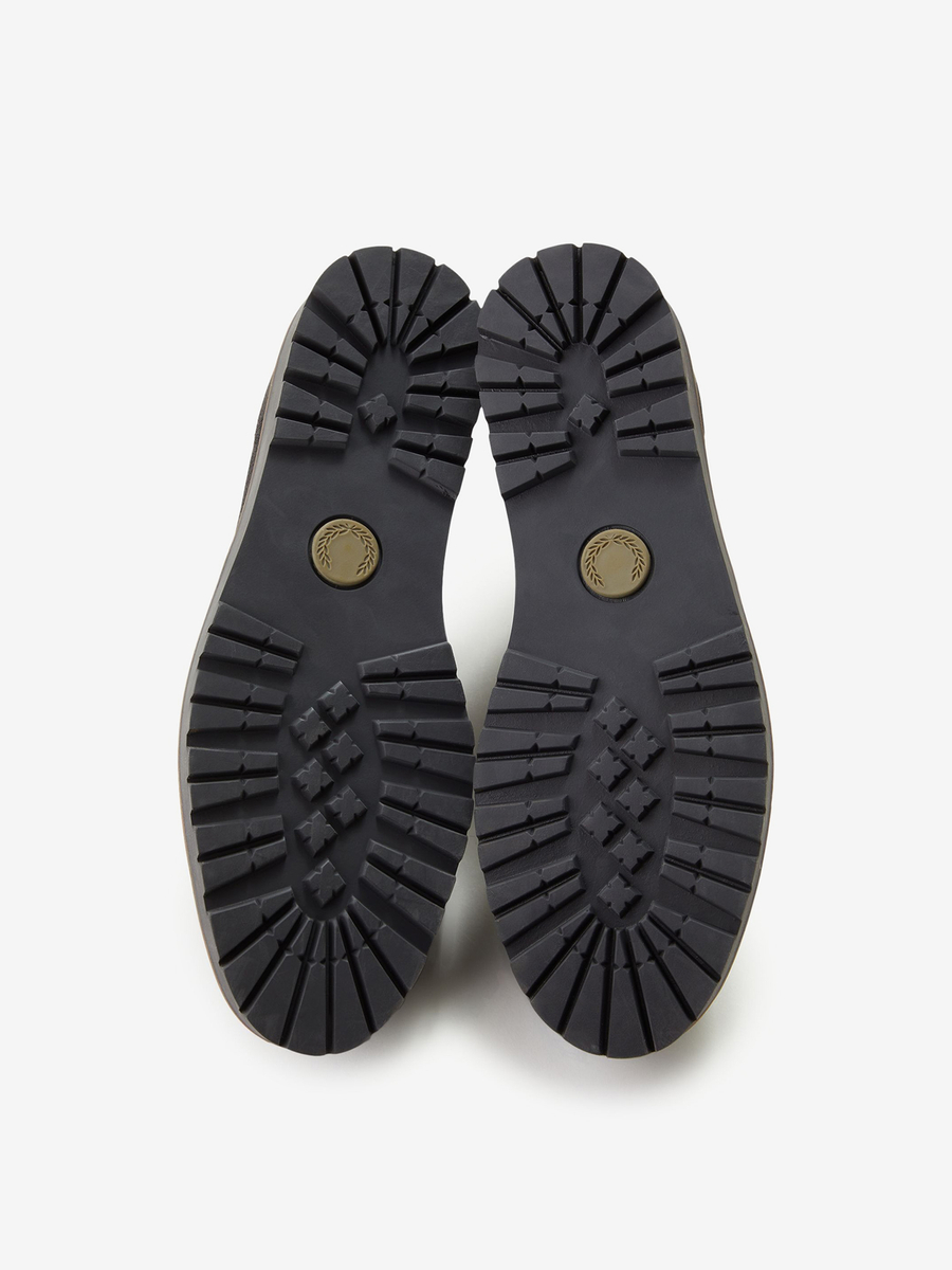 FRED PERRY — Ботинки Waxed Suede Kenny Boot Black