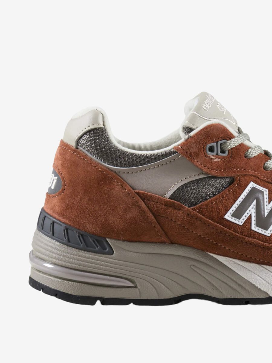 NEW BALANCE — Кроссовки M991 Orange/Sequoia Falcon