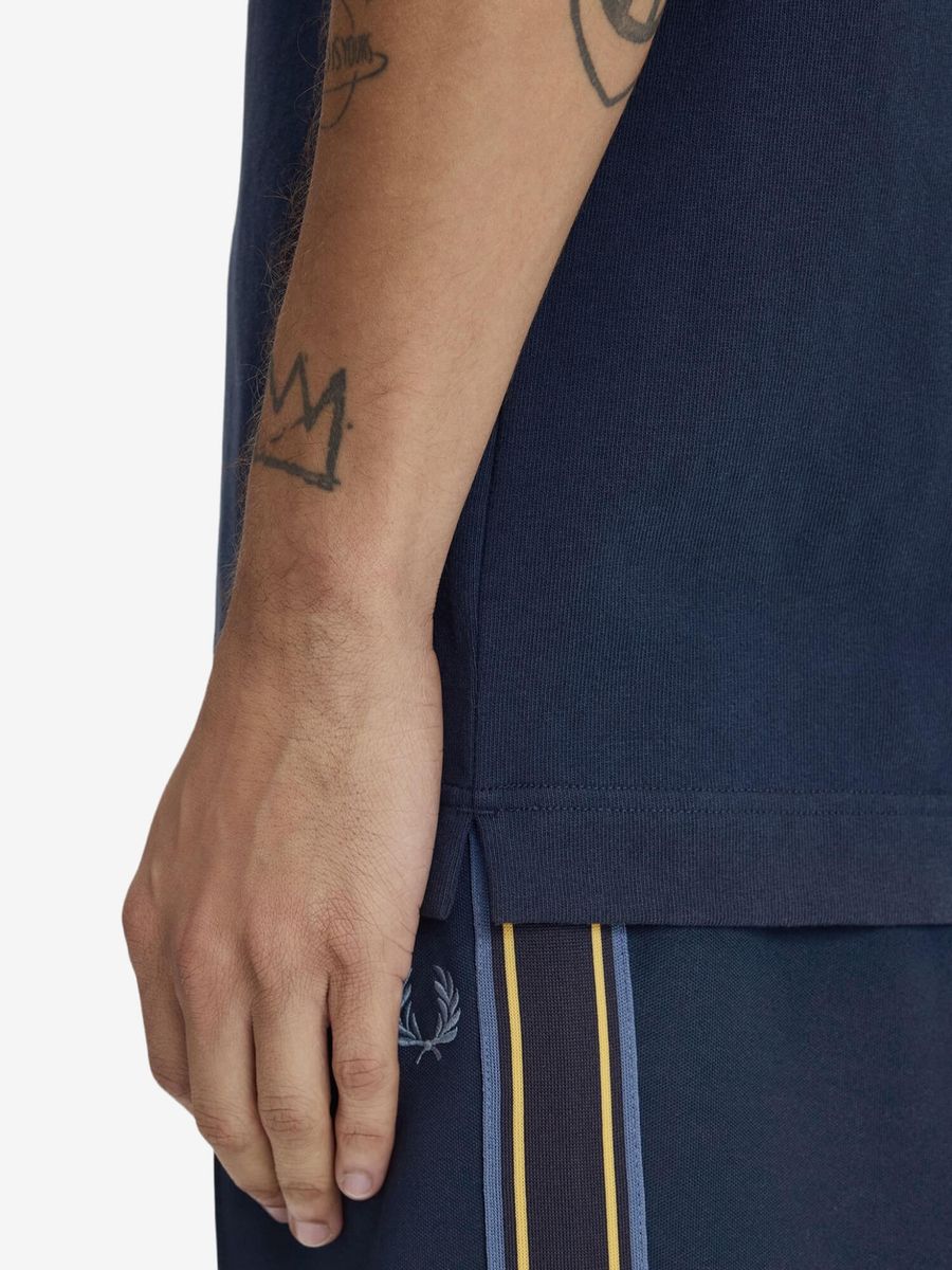 FRED PERRY — Футболка Original Sportwear Tee Navy