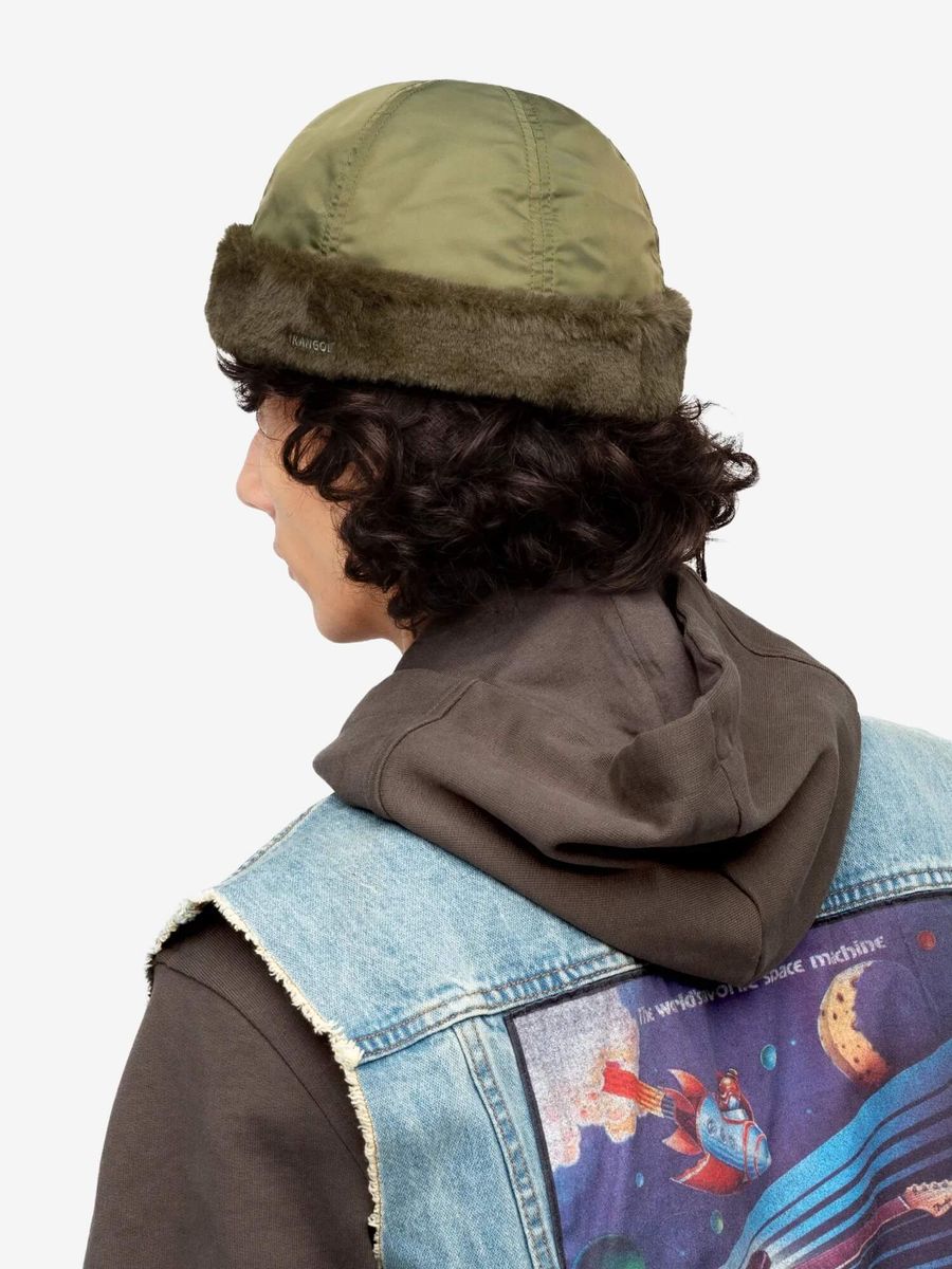 KANGOL — Шапка Aviator Watch Cap Black