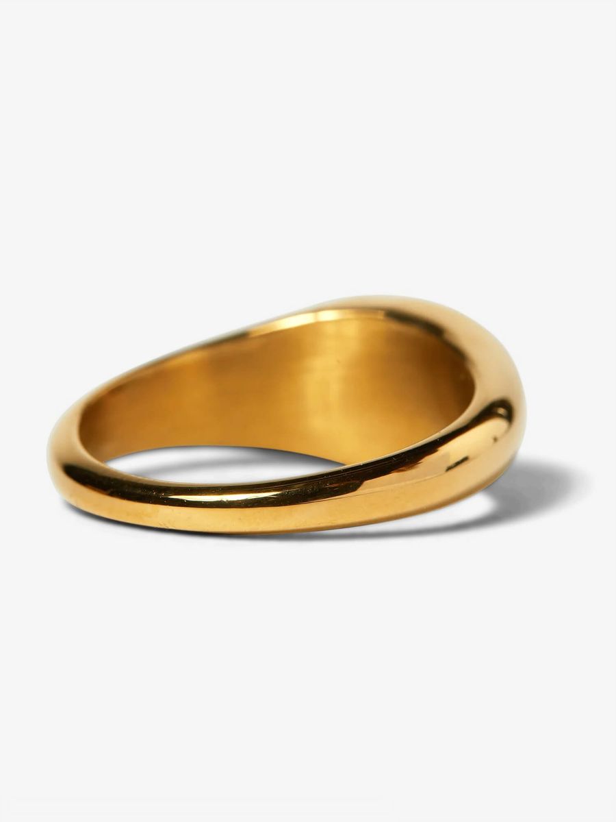HUF — Кольцо F_ck It Signet Ring Gold