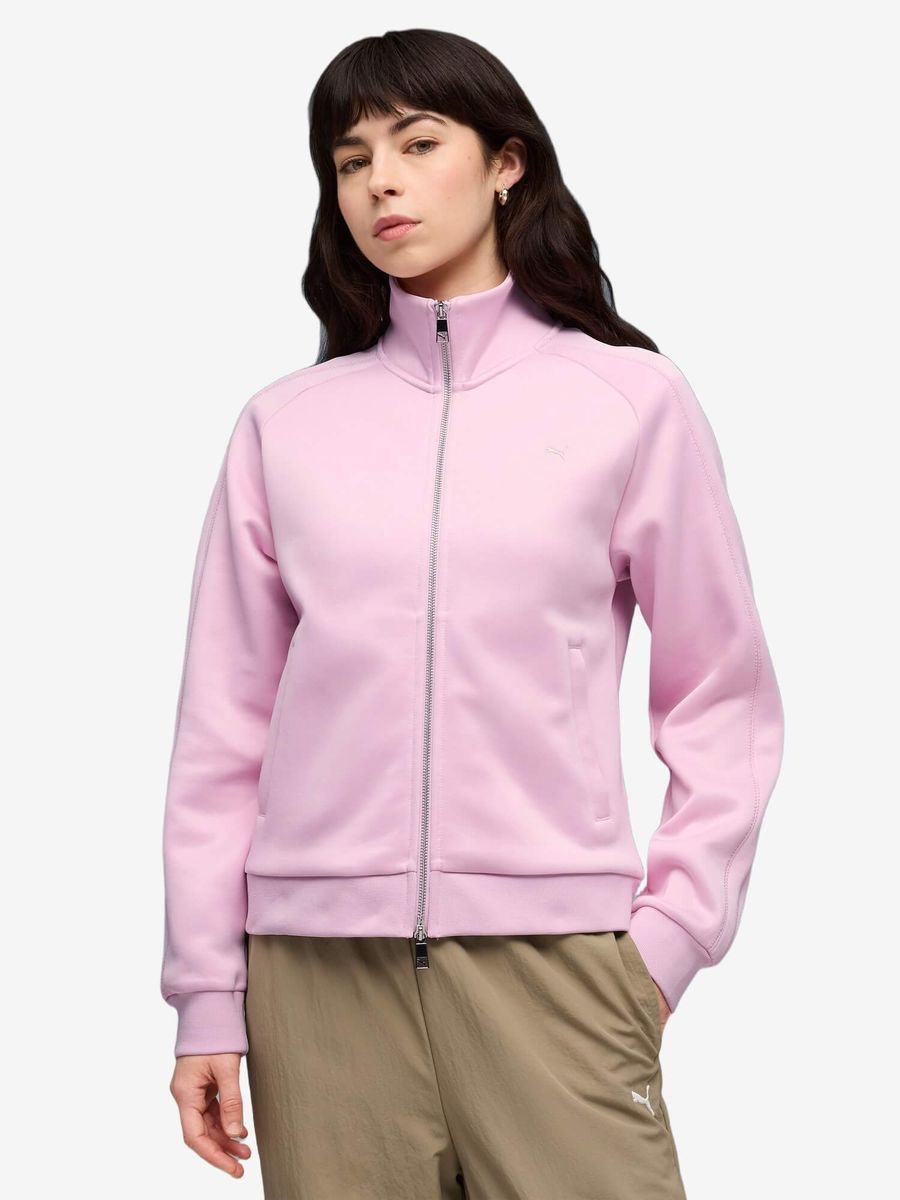 PUMA — Олимпийка T7 Track Jacket Pearl Pink