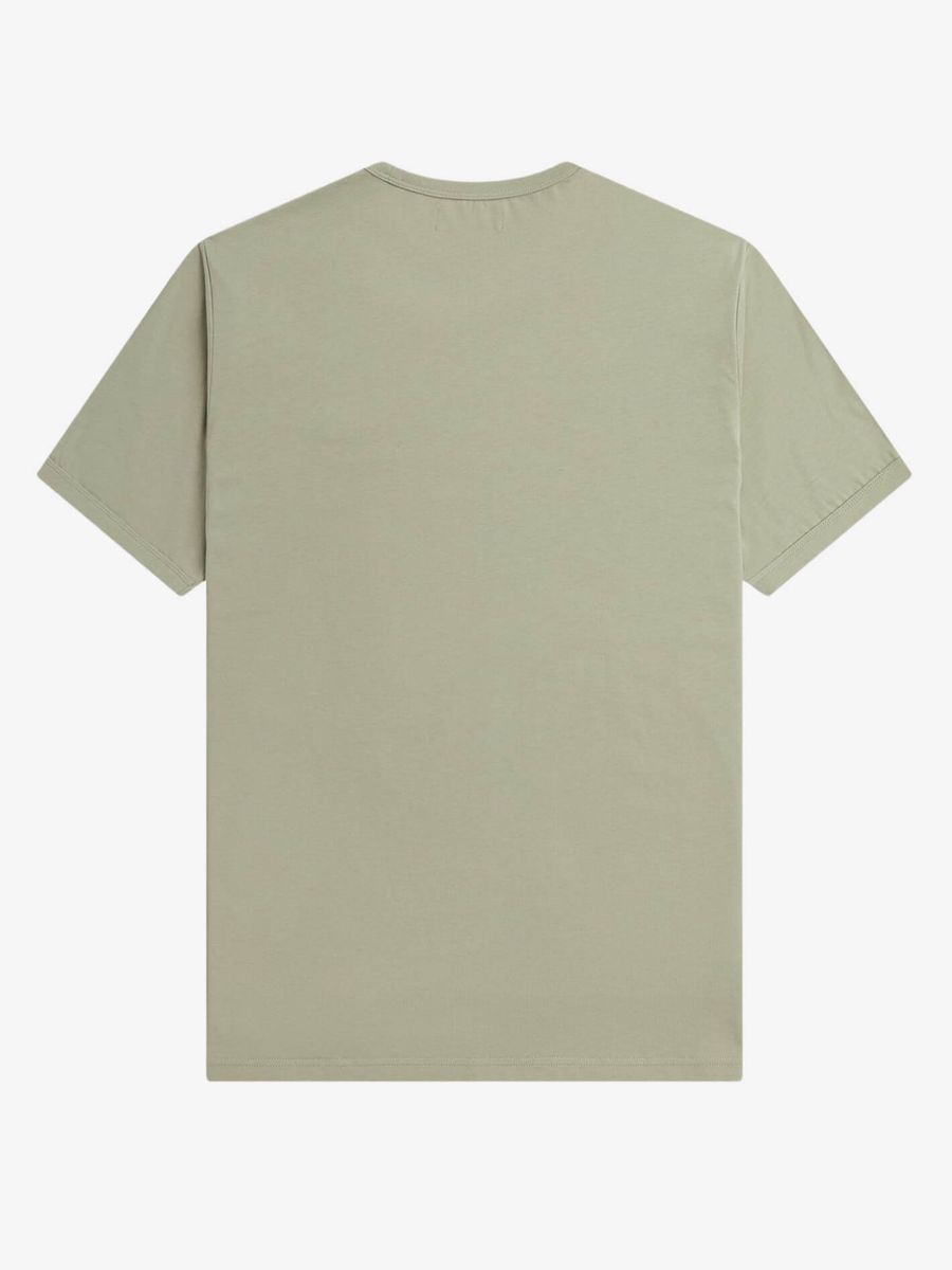 FRED PERRY — Футболка Ringer Grey/Black