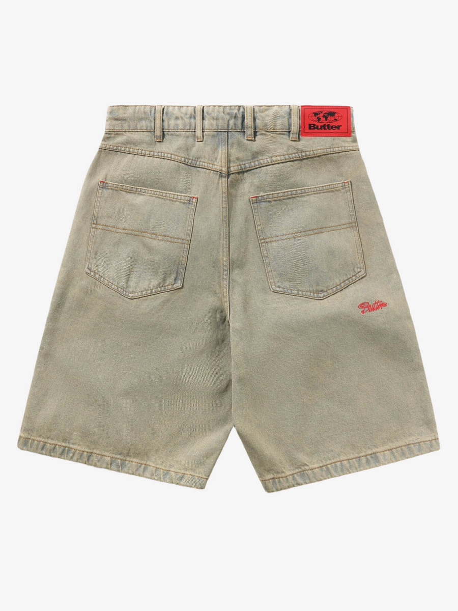BUTTER GOODS — Шорты Garage Denim Shorts Sunfade Blue