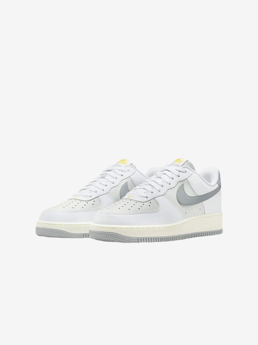 NIKE — Кроссовки Air Force 1 Low '07 White/Grey/Yellow