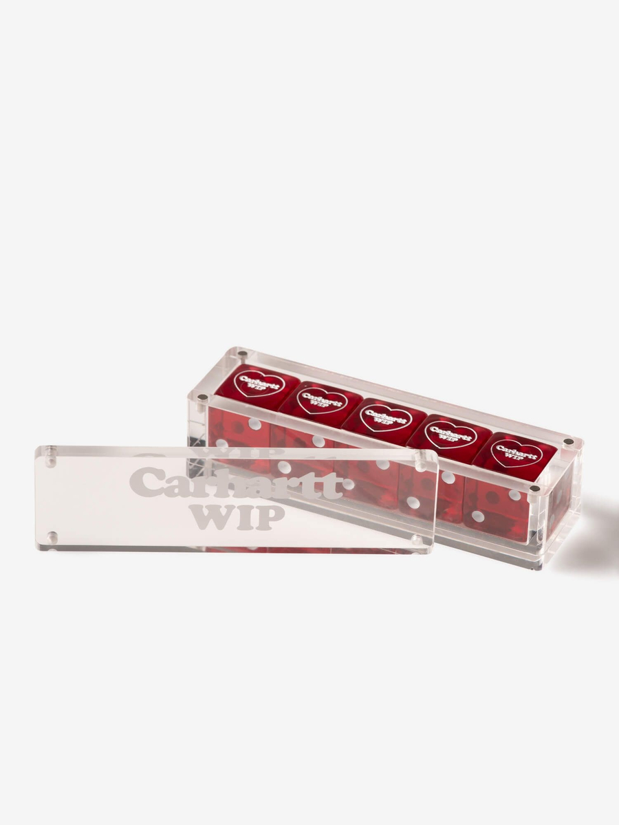 CARHARTT WIP — Игральные кости Heart Dice Set Scarlet Red