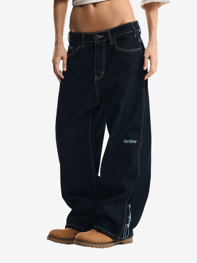 BRÛLER D’AMOUR — Джинсы Jeans Patrimoine Raw Denim