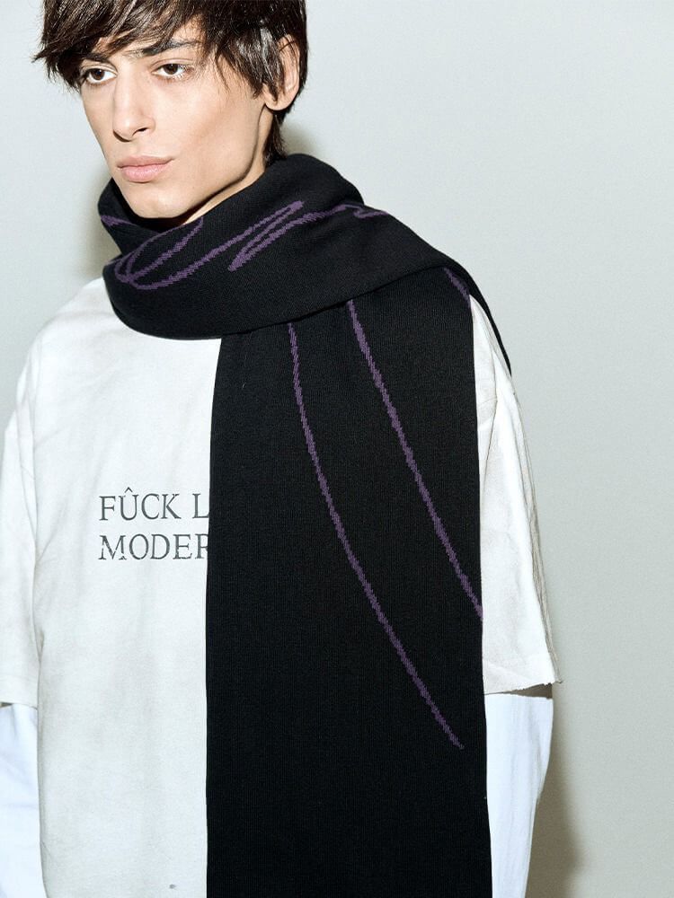 BRÛLER D’AMOUR — Шарф Signature Black