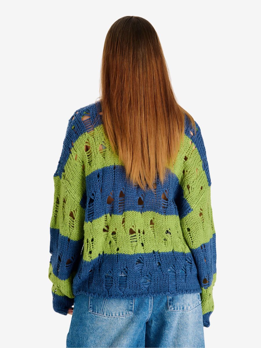THE RAGGED PRIEST — Свитер Sublime Knit Blue/Green