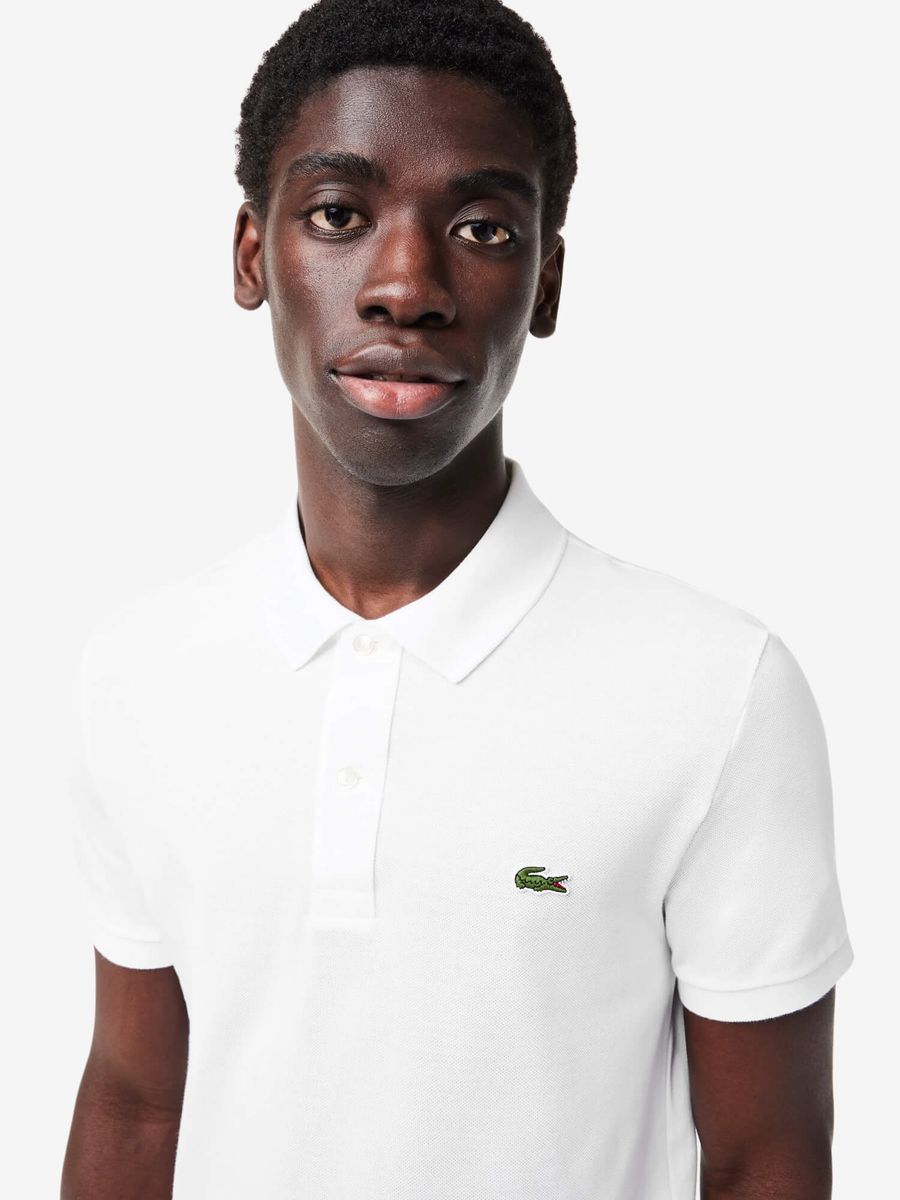 LACOSTE — Футболка Поло Slim Fit L.12.12 White