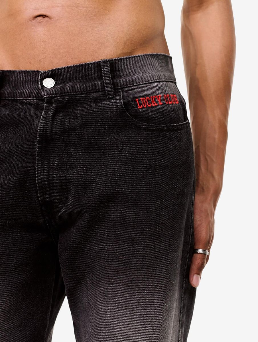 CARNE BOLLENTE — Джинсы Lucky Stars & Lucky Strikes Black
