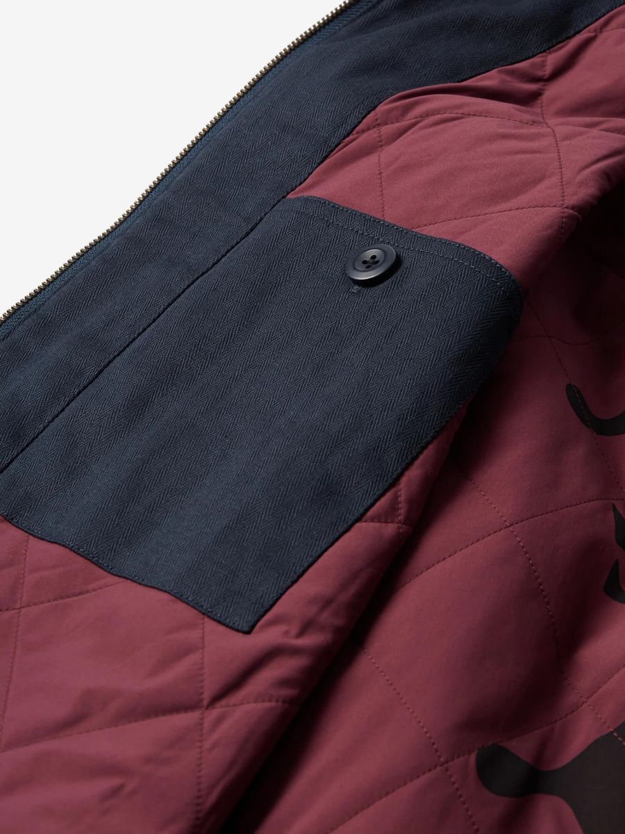 BY PARRA — Куртка Pumping Gas Jacket Navy Blue