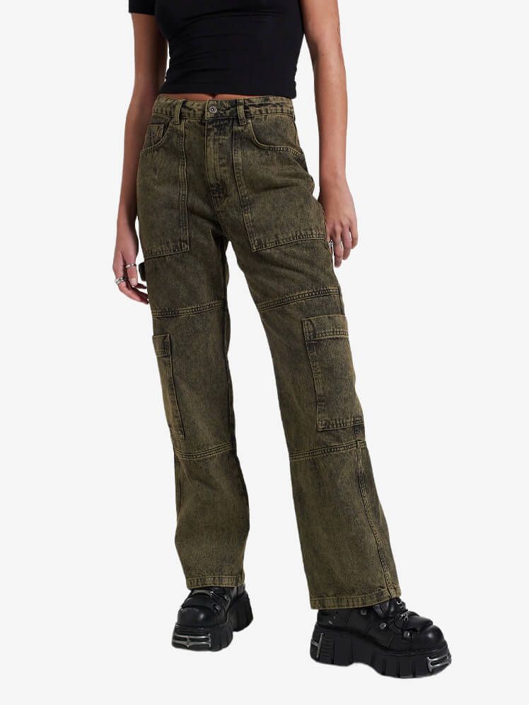 THE RAGGED PRIEST — Sand Wash Combat Jeans