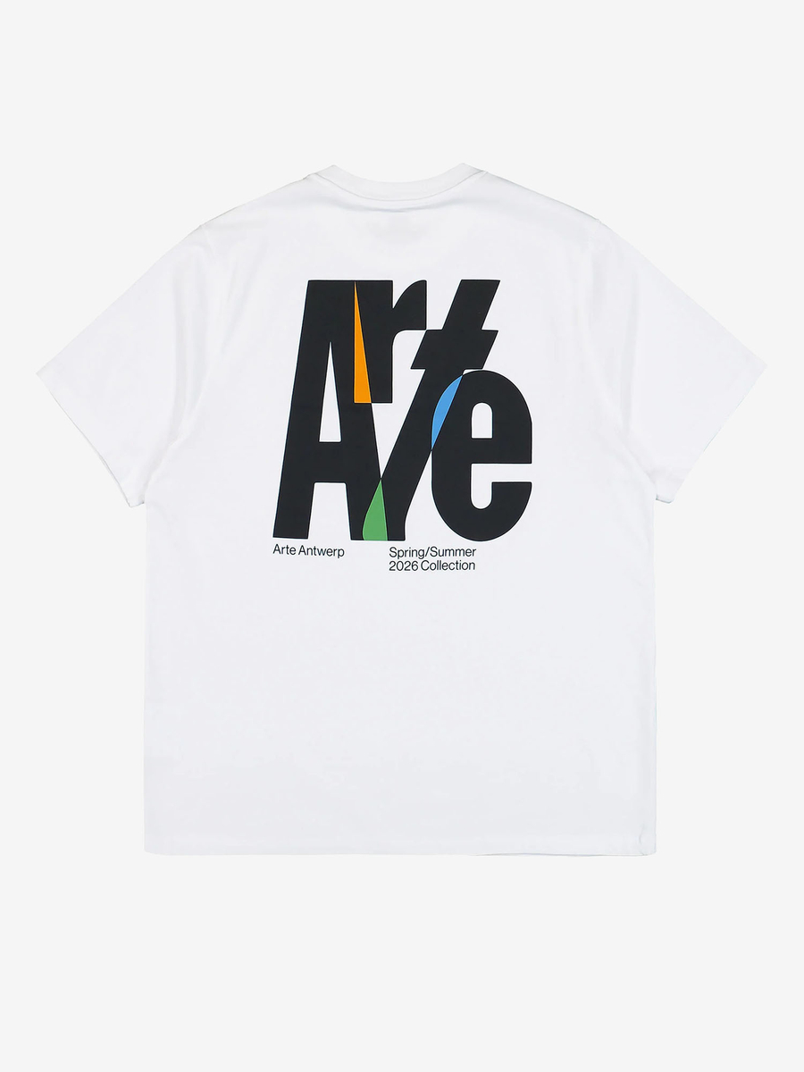 ARTE ANTWERP — Футболка Big Logo Back Tee White