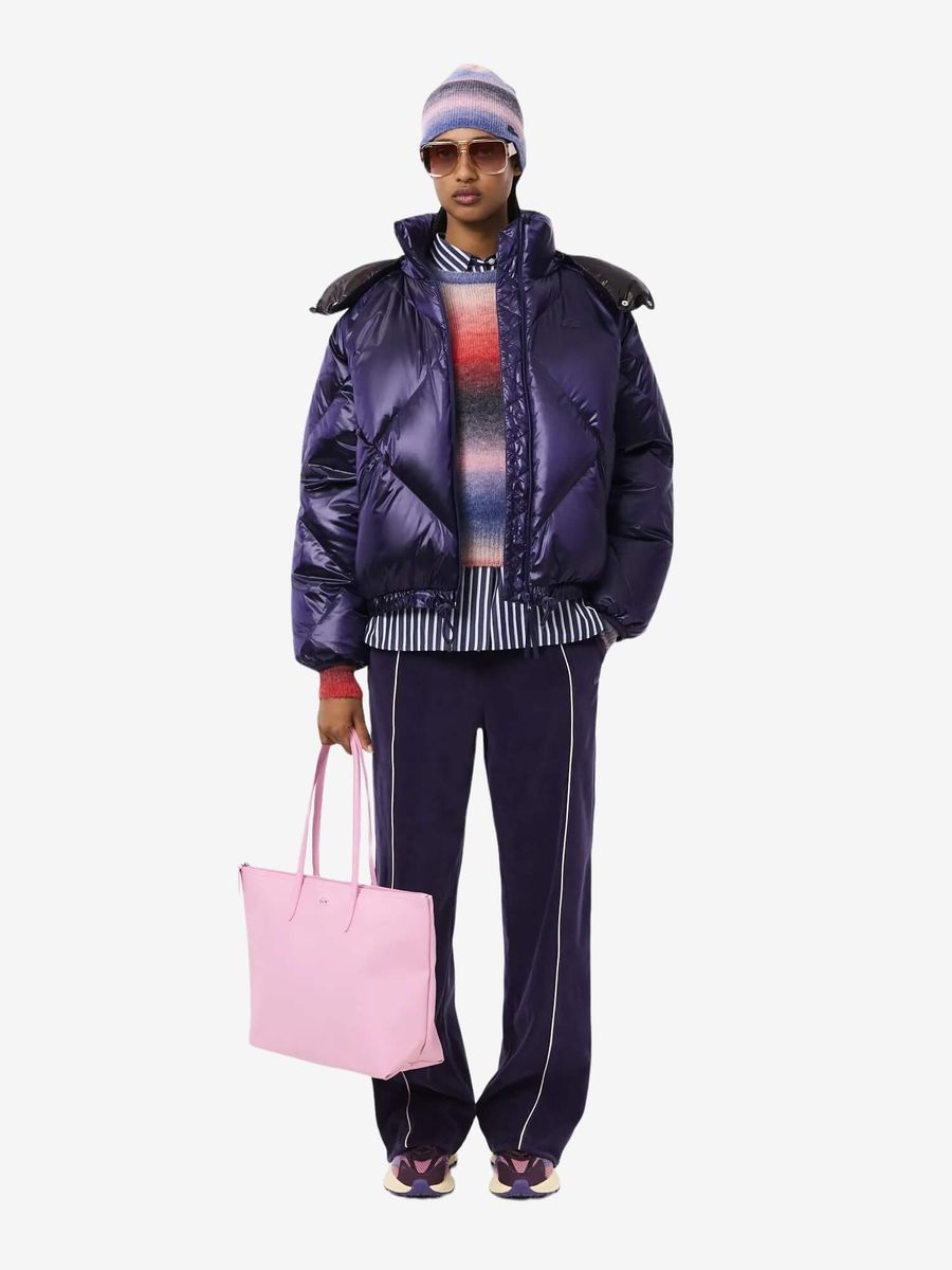 LACOSTE — Куртка W Oversized Puffer Cropped Violet