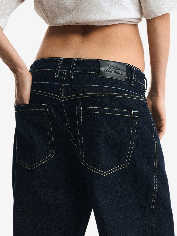 BRÛLER D’AMOUR — Джинсы Jeans Patrimoine Raw Denim