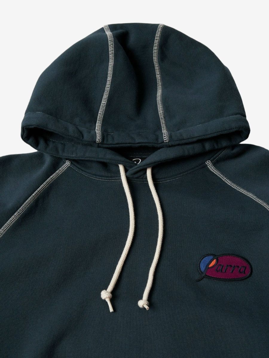BY PARRA — Худи Circled Script Hoodie Dark Blue